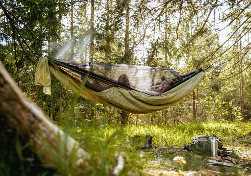 Moskito Traveller Quilted – tips for setting up the hammock with integrated protection against the cold