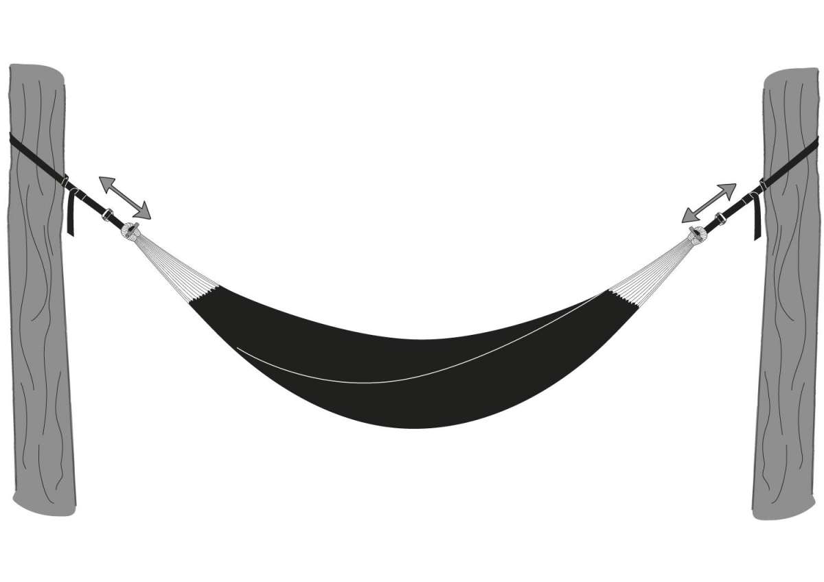 Hammock suspension rope: T-Strap